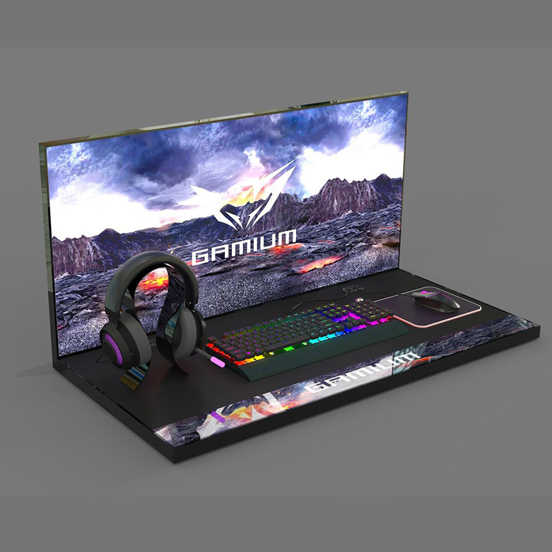 Mouse and keyboard display stand-1