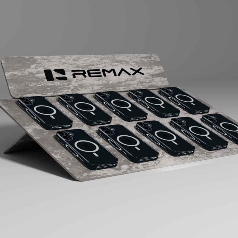 Mobile phone case display stand